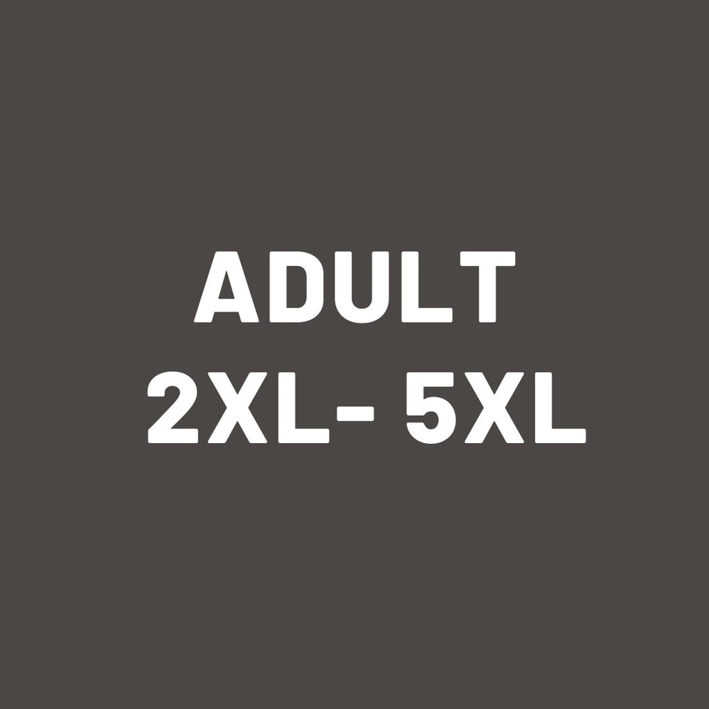 Adult 2XL-5XL
