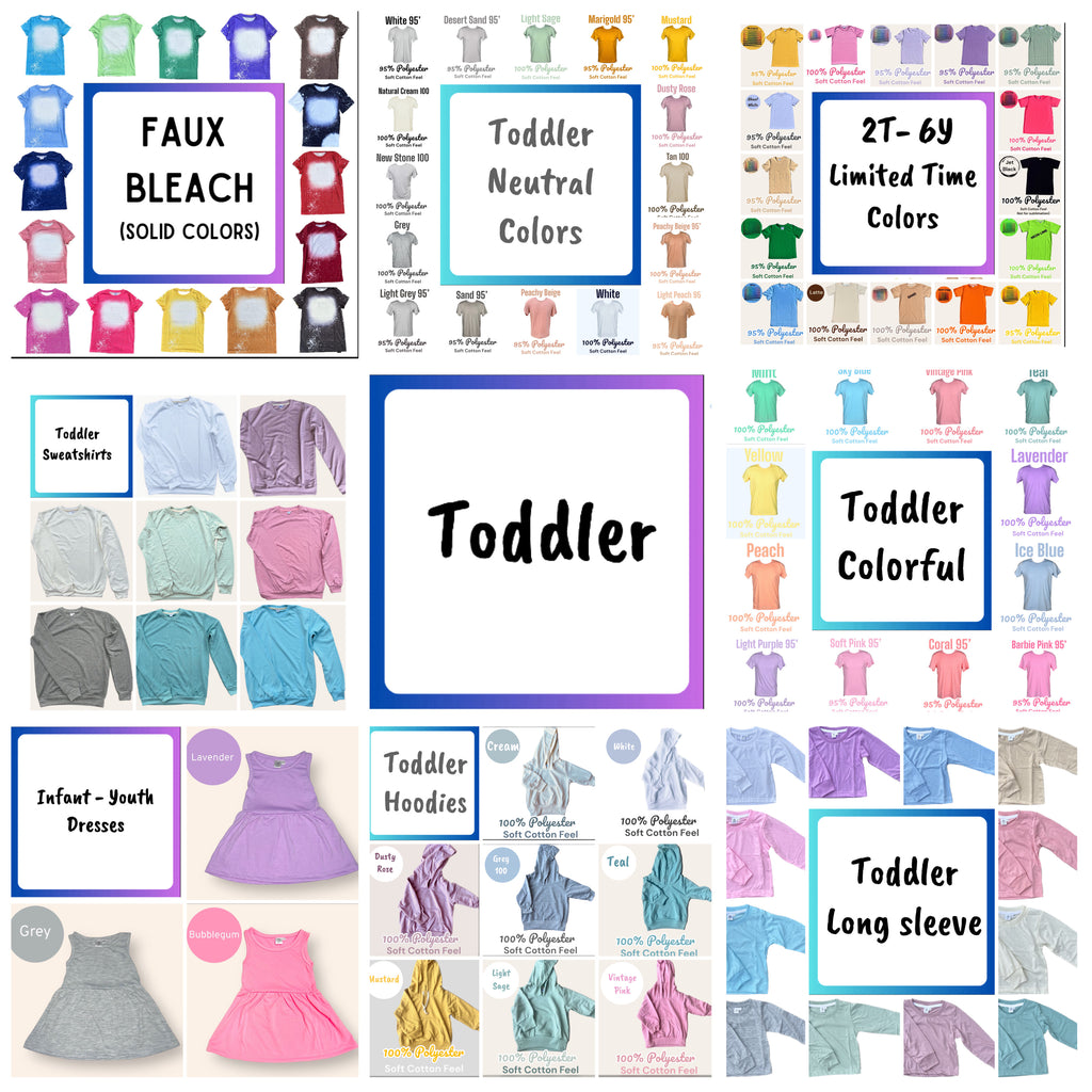 Toddler Collection (2T-5T/6Y)