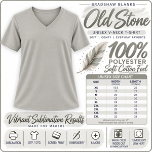 V neck Old Stone