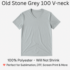 Old Stone Grey- Vneck