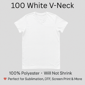 White- Vneck