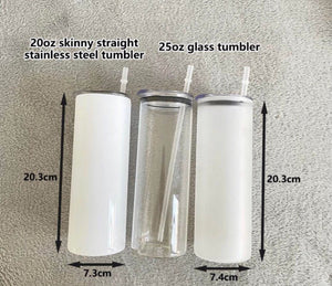 Clear Glass 25oz