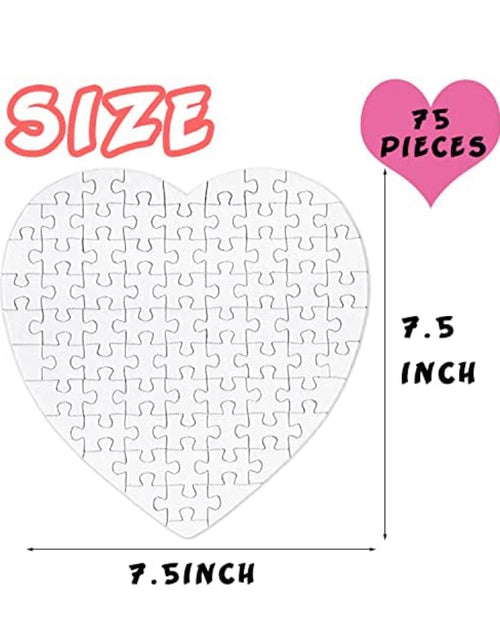 10 Set Blank Puzzles to Draw On, Sublimation Jigsaws Puzzle DIY Craft A4  120 Pcs