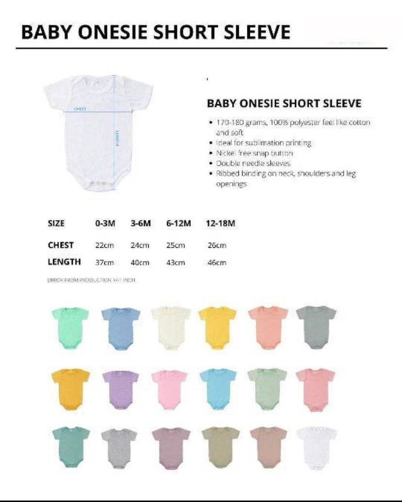 Long Short Sleeve Onesies – Bradshaw Blanks